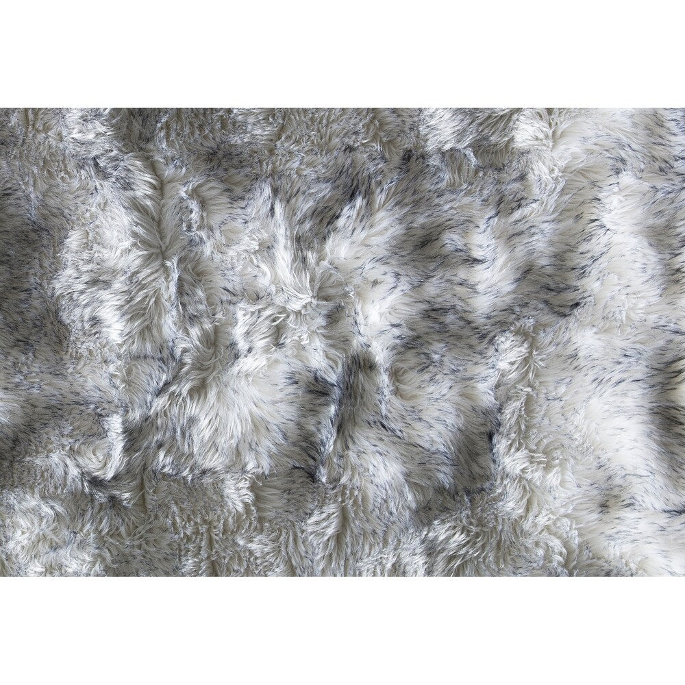 CosmoLiving Riche Collection Silver Argento rug