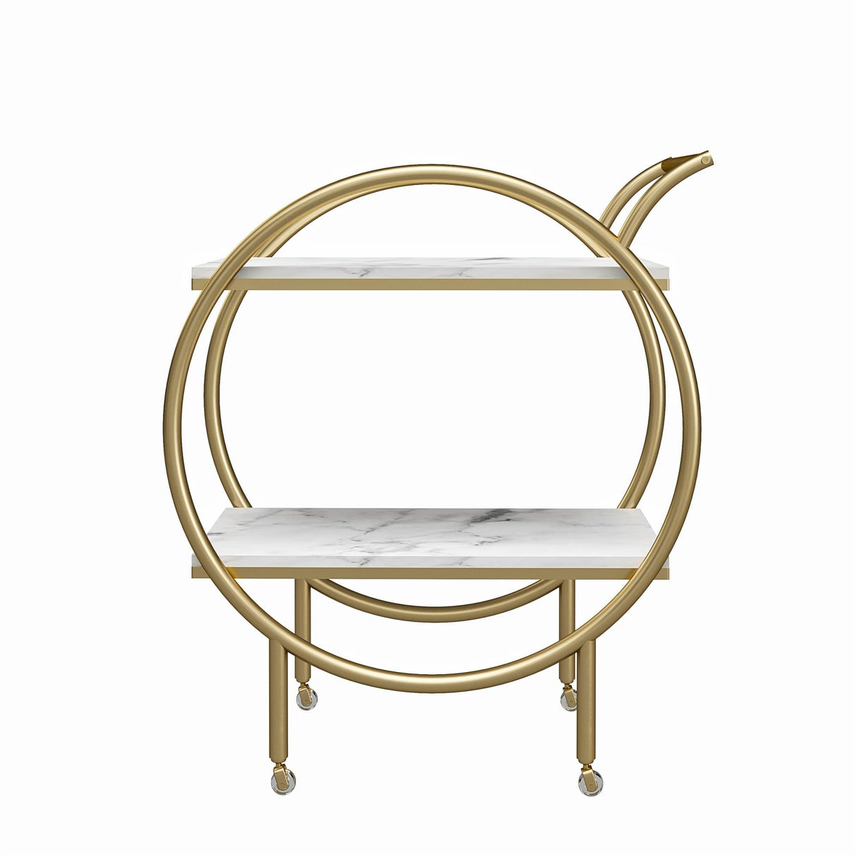 CosmoLiving by Cosmopolitan Amelia Round Bar Cart