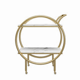 CosmoLiving by Cosmopolitan Amelia Round Bar Cart
