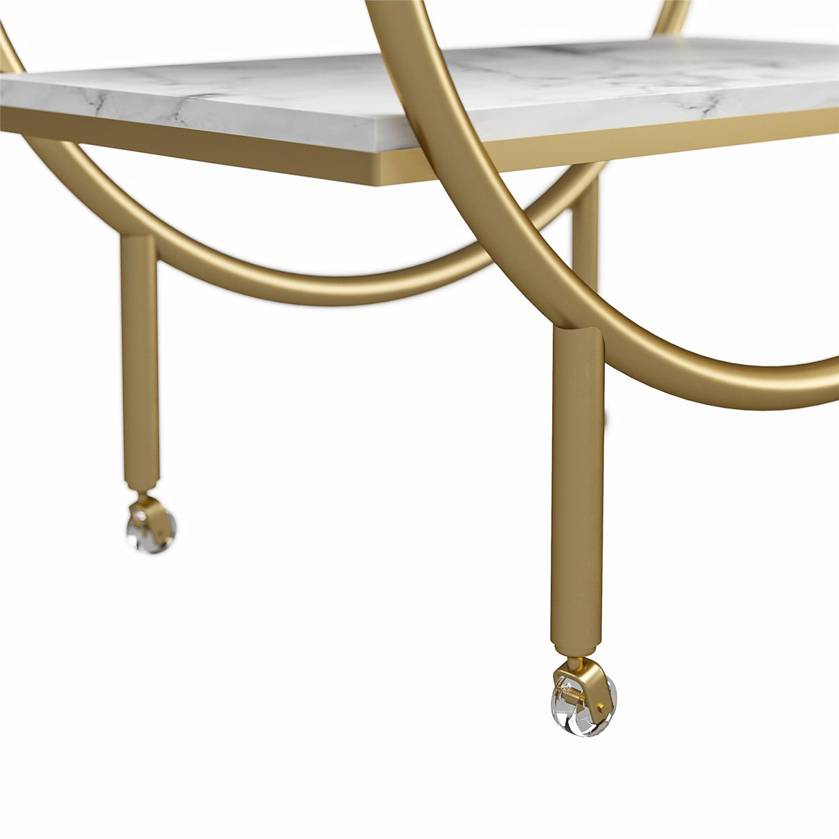 CosmoLiving by Cosmopolitan Amelia Round Bar Cart