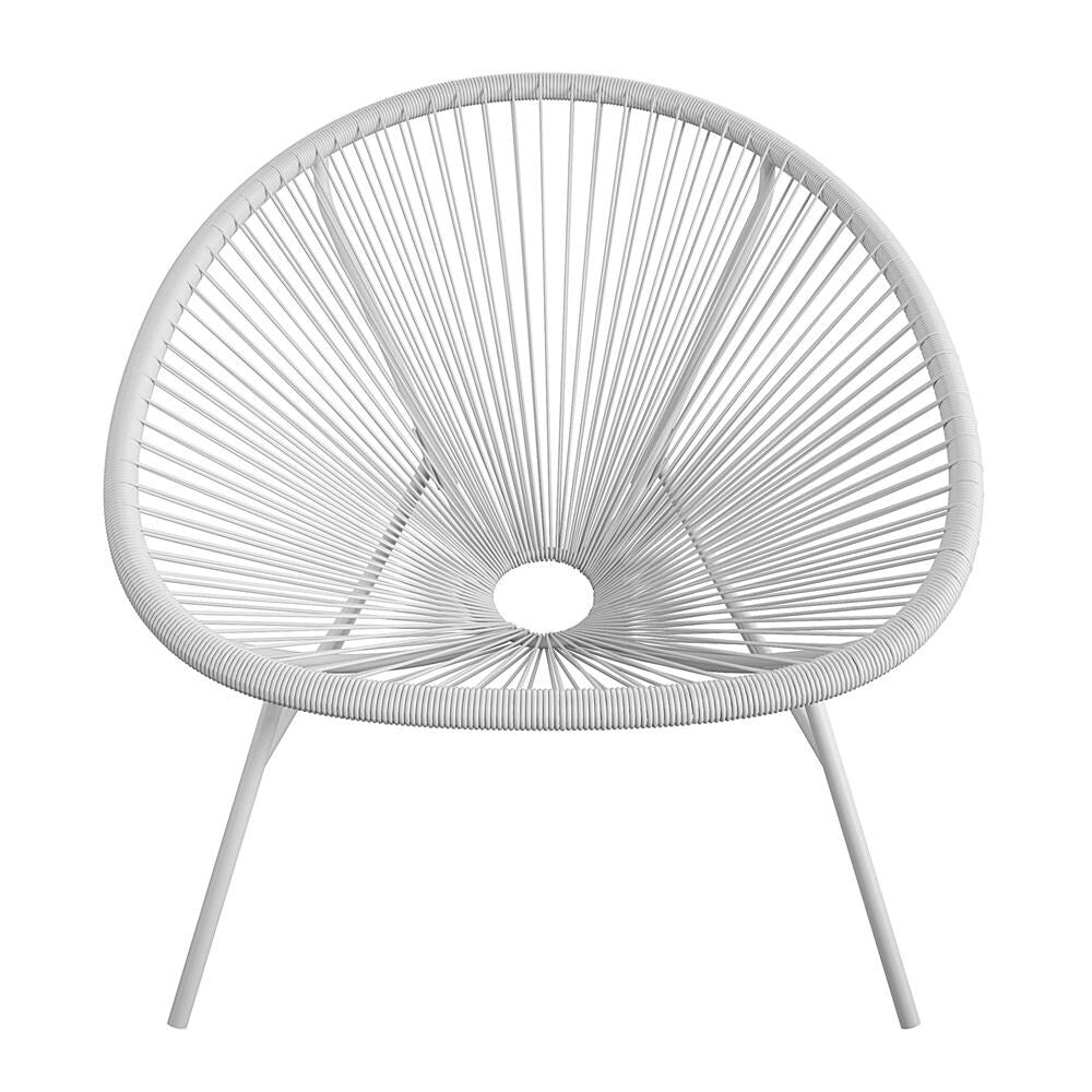 CosmoLiving by Cosmopolitan Avo Collection Indoor/Outdoor Modern XL Lounge Chair (2-Pack)