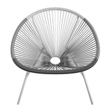 CosmoLiving by Cosmopolitan Avo Collection Indoor/Outdoor Modern XL Lounge Chair (2-Pack)