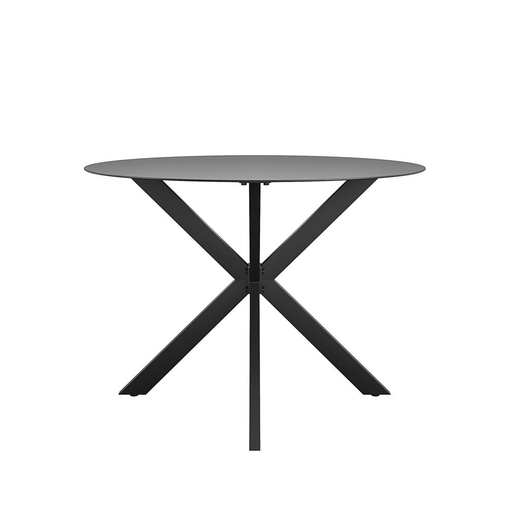 CosmoLiving by Cosmopolitan Circi Collection Dining Table with Glass Top