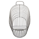 CosmoLiving by Cosmopolitan Modern Metal Storage Basket with Handles (Set of 2) - Gold, Silver, Dark Gray