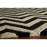Momeni Delhi Hand Tufted Wool Modern Chevron Area Rug