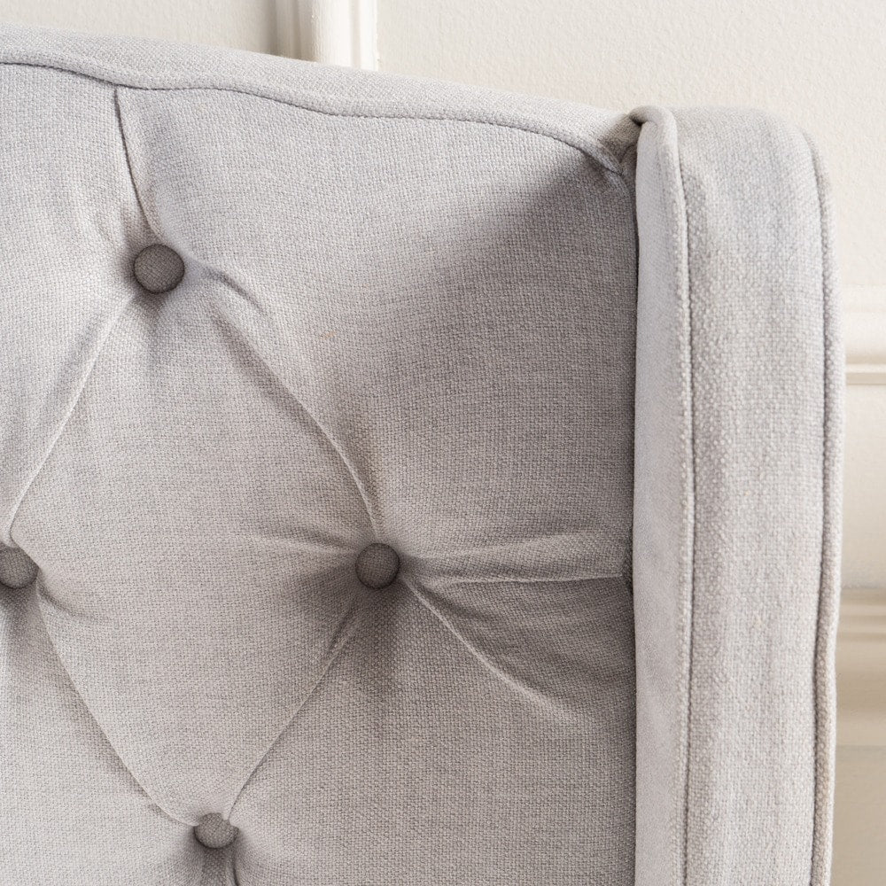 Costello Upholstered Tufted Fabric Queen Bed Set by Christopher Knight Home