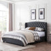 Costello Upholstered Tufted Fabric Queen Bed Set by Christopher Knight Home