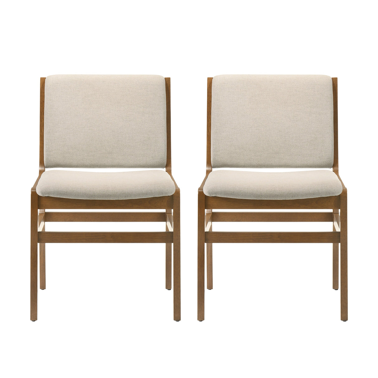 Coston Upholstered Dining Chairs by Christopher Knight Home- Set of 2