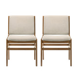 Coston Upholstered Dining Chairs by Christopher Knight Home- Set of 2