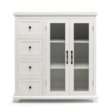 Costway Buffet Sideboard Table Kitchen Storage Cabinet w/ Drawers &