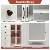 Costway Buffet Sideboard Table Kitchen Storage Cabinet w/ Drawers &