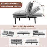 Costway Convertible Futon Sofa Bed Memory Foam Couch Sleeper with - See Details