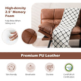 Costway Convertible Futon Sofa Bed Memory Foam Couch Sleeper with - See Details