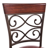 Set Of 2 Vintage Bar Stools 30in Swivel Padded Seat Bistro Dining Kitchen Pub Chair - Set of 2