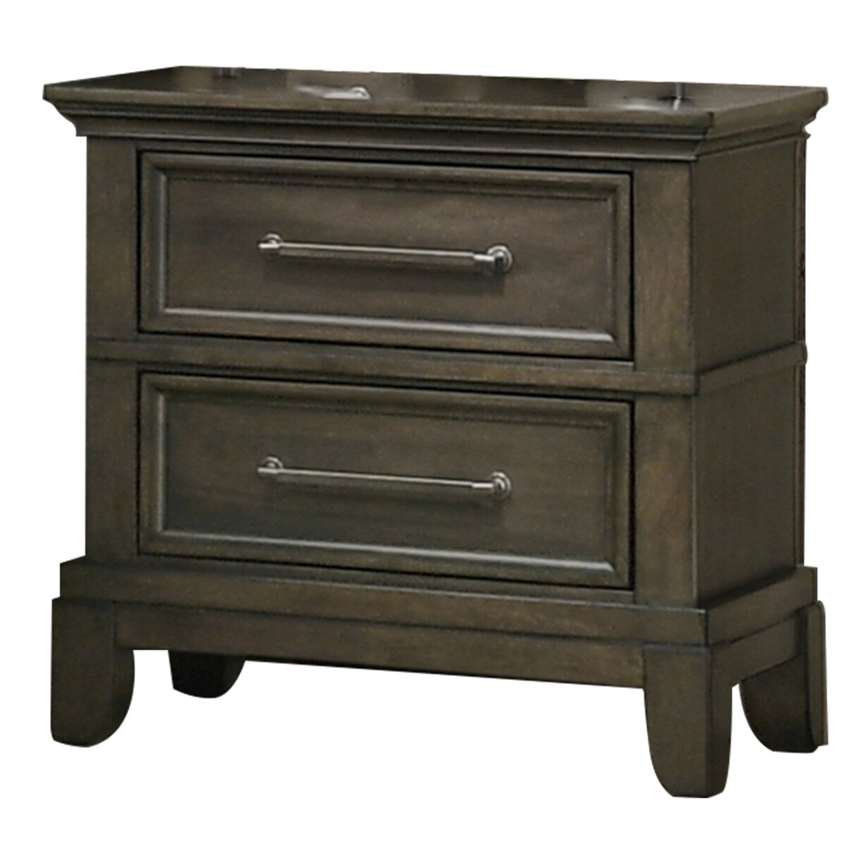 Cottage Contemporary Style 4PC/5PC Bedroom Set Made with Wood