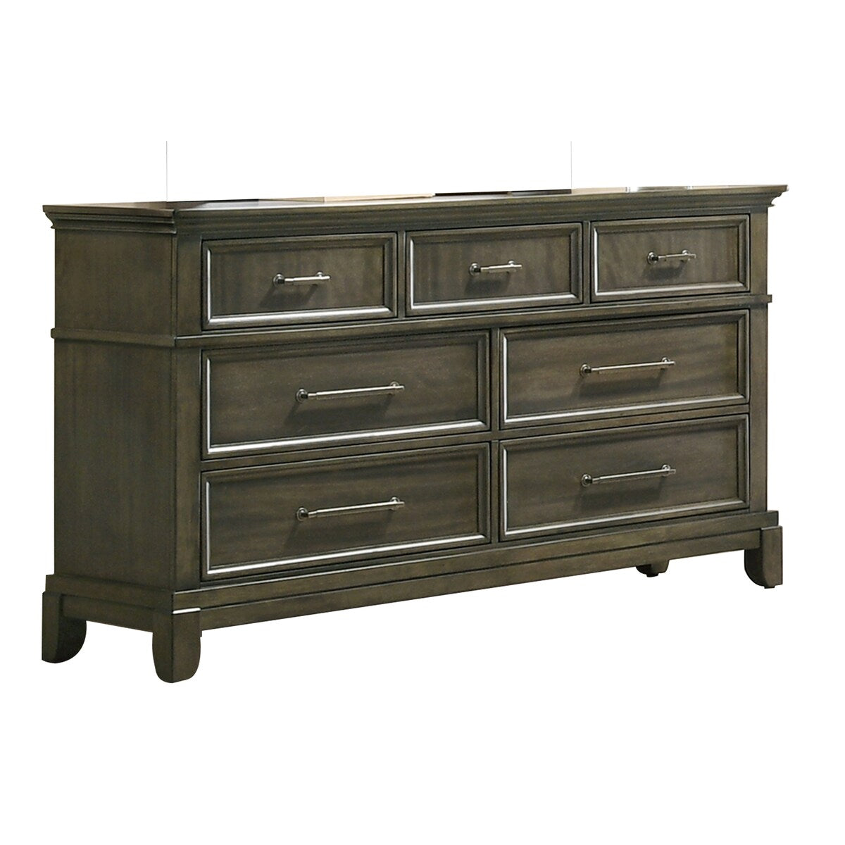 Cottage Contemporary Style 4PC/5PC Bedroom Set Made with Wood