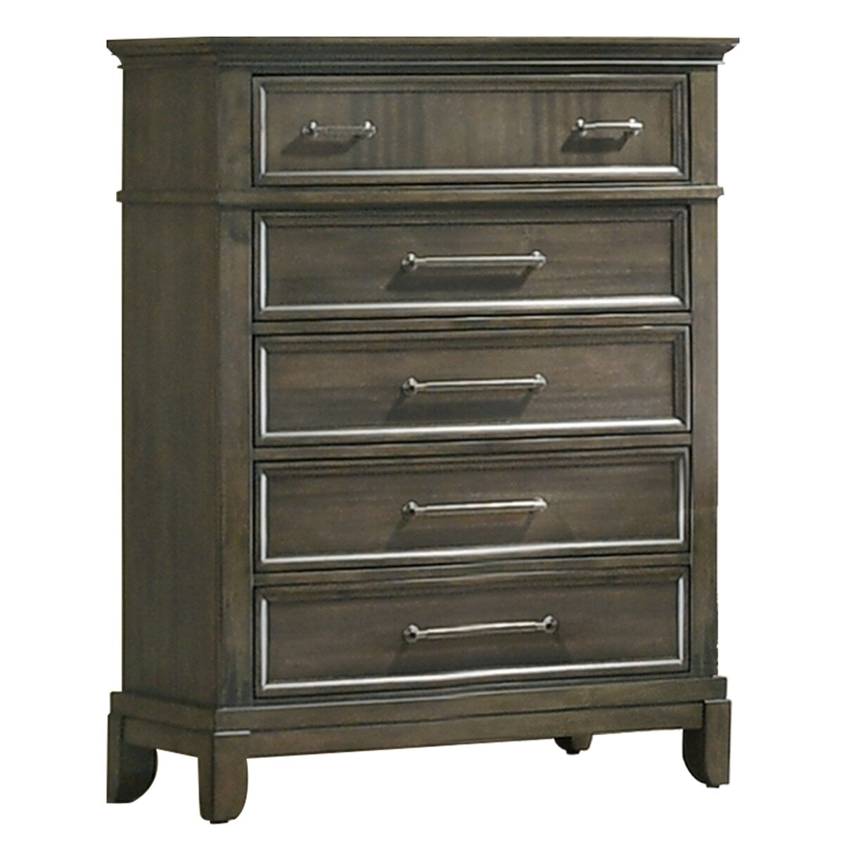 Cottage Contemporary Style 4PC/5PC Bedroom Set Made with Wood