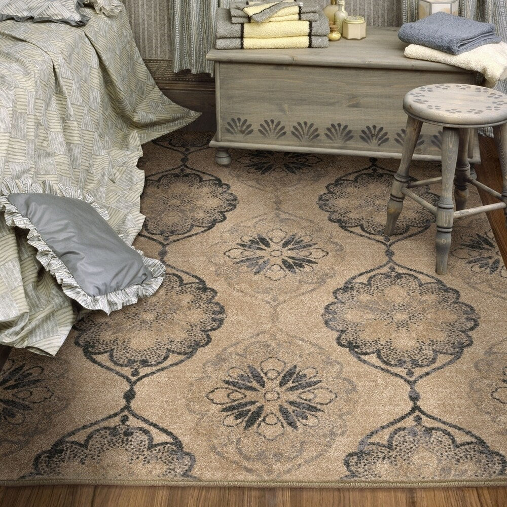 Cottage Linen Area Rug by Orian Rugs - 5'3 x 7'6