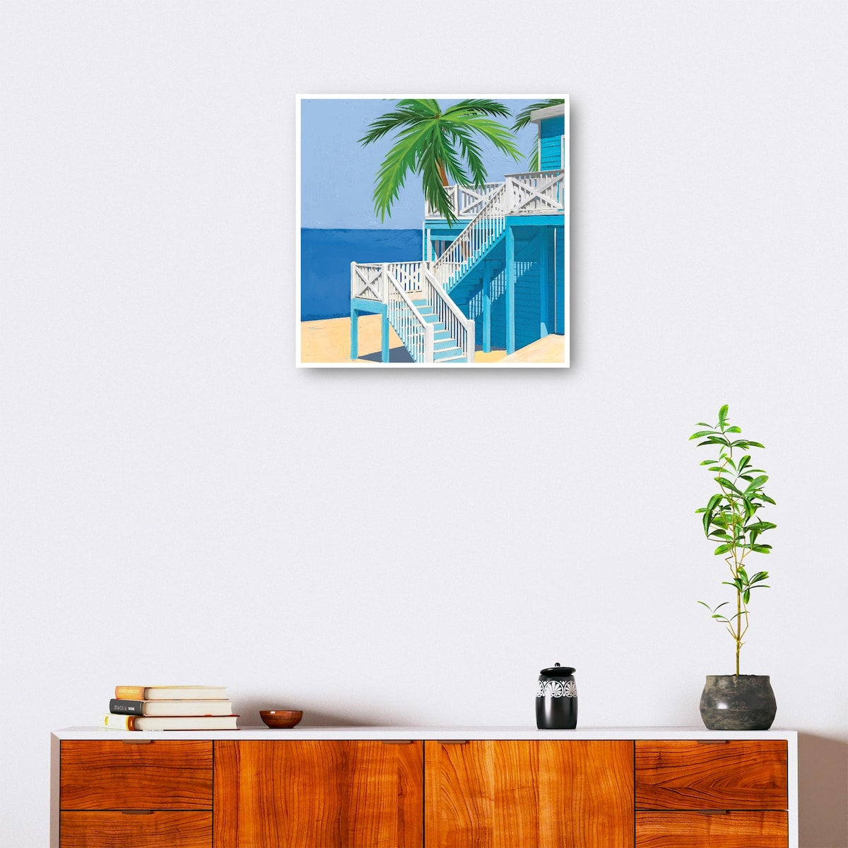 Cottage Palm By Studio Arts Canvas Art Print