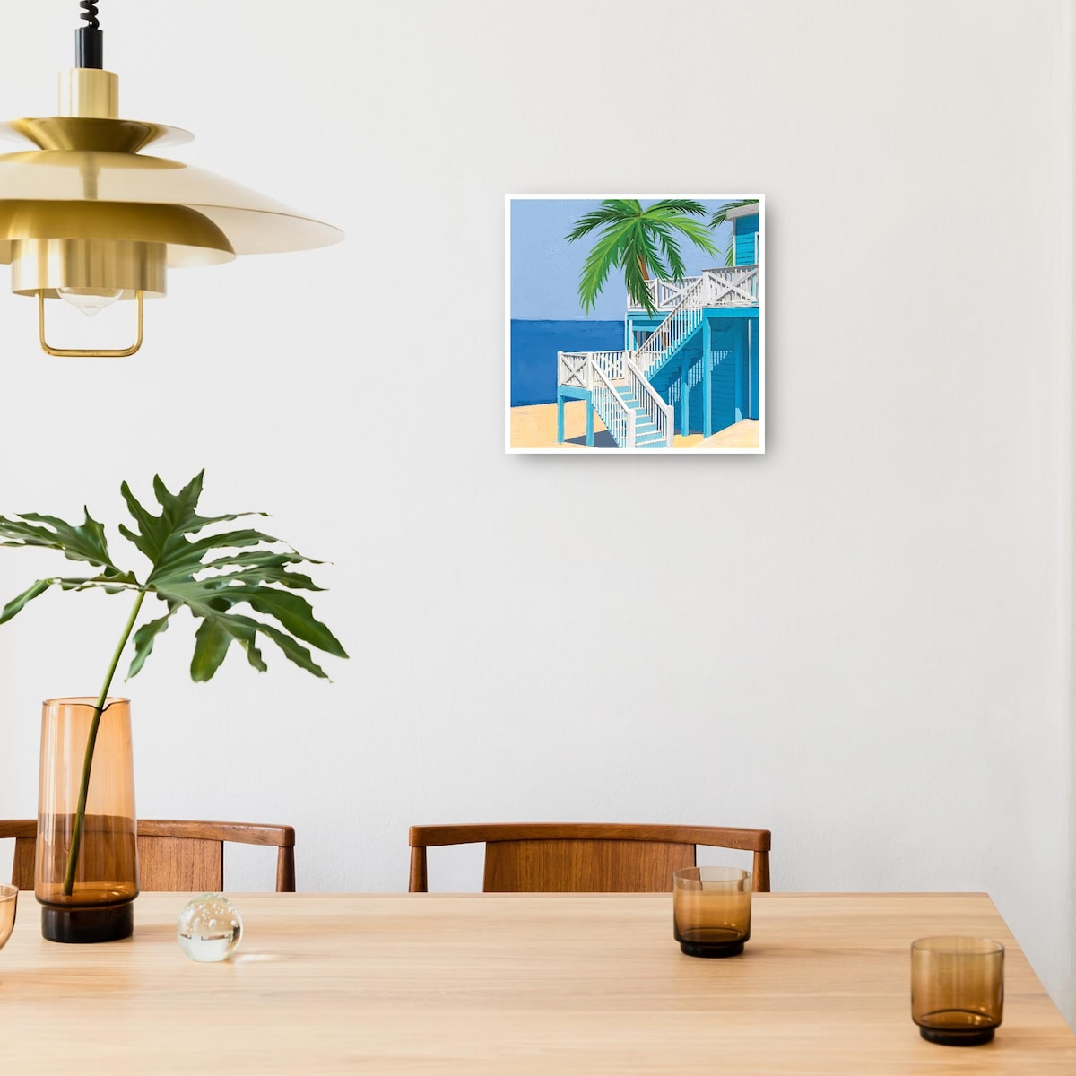 Cottage Palm By Studio Arts Canvas Art Print
