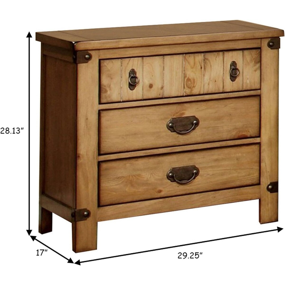 Nightstand Ball Bearing Metal Glide USB Charger/Power Outlet In Night Stand