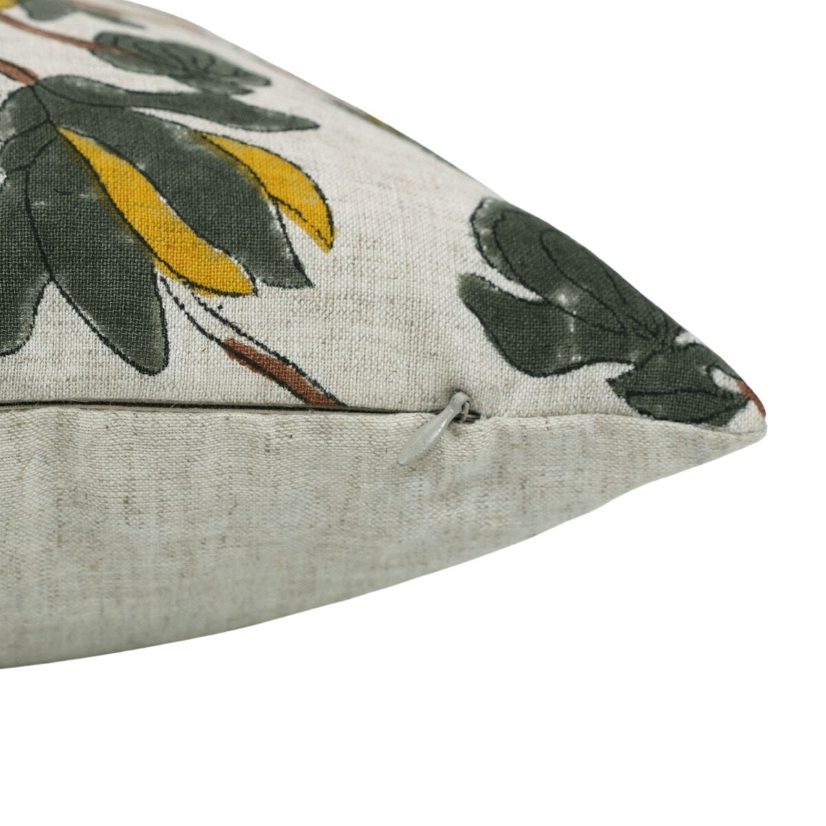 Cotton Linen Bohemian Block print pillow Cover- Shivri