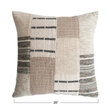 Cotton Patchwork Throw Pillow