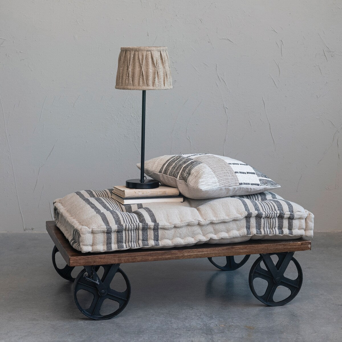 Cotton Patchwork Throw Pillow
