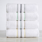 Luxurious Cotton Decorative Stripe Towel Set