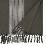 Cotton Table Runner With Stripe Design - 16"x72"