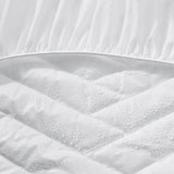 Cotton-Top Twin XL Mattress Pad - Waterproof - White