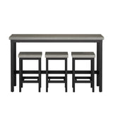 Counter Height Extra Long Dining Table Set