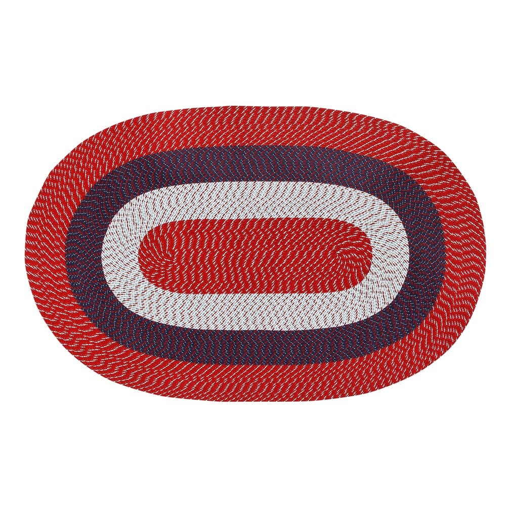Better Trends Country Braided Reversible Indoor Area Rug