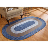 Better Trends Country Braided Reversible Indoor Area Rug