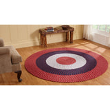 Better Trends Country Braided Reversible Indoor Area Rug