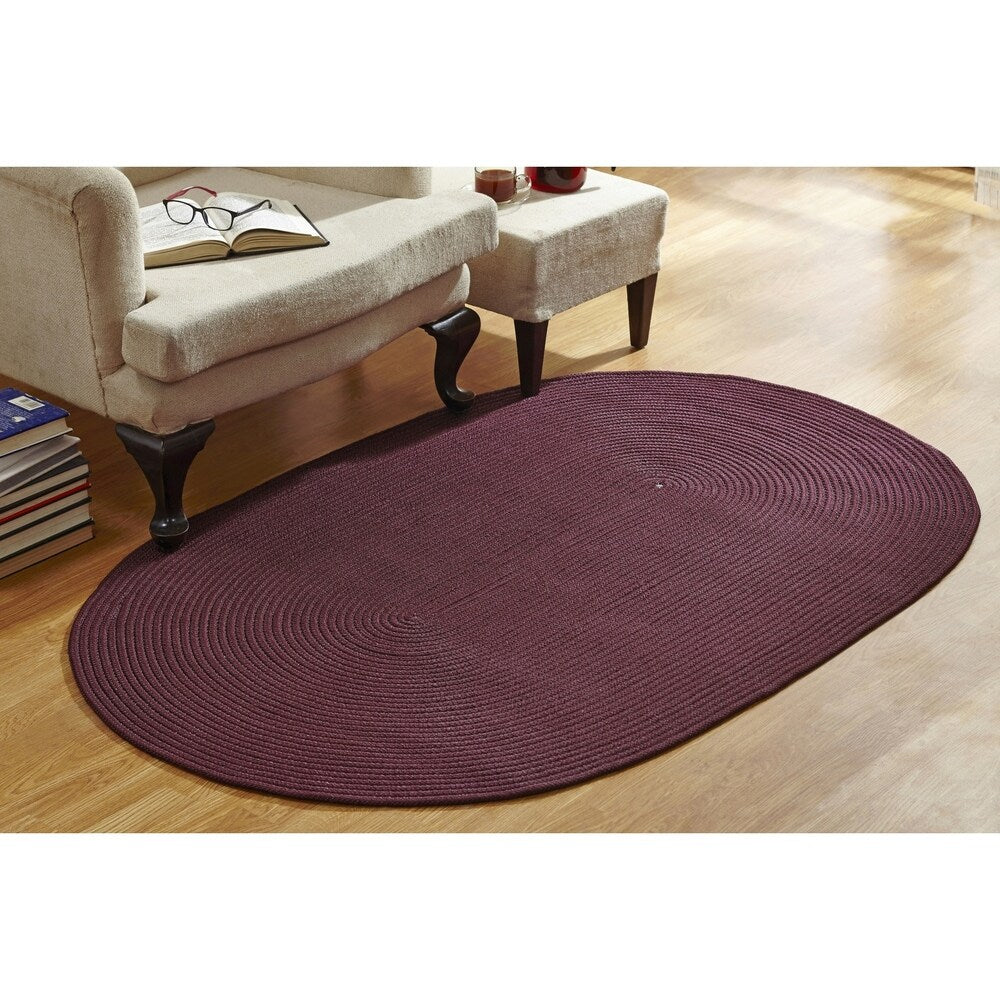 Better Trends Country Braided Reversible Indoor Area Rug