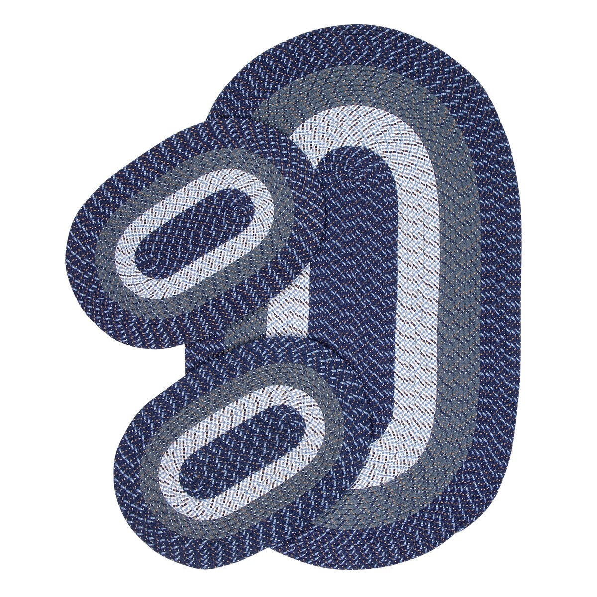 Country Braided Rugs set of 3Pc 24X72 & 20X30 & 20X30
