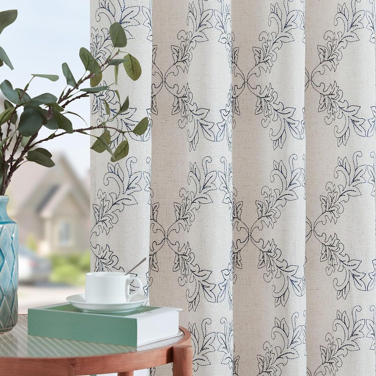 Country Curtains Rod Pocket Window Curtains Set