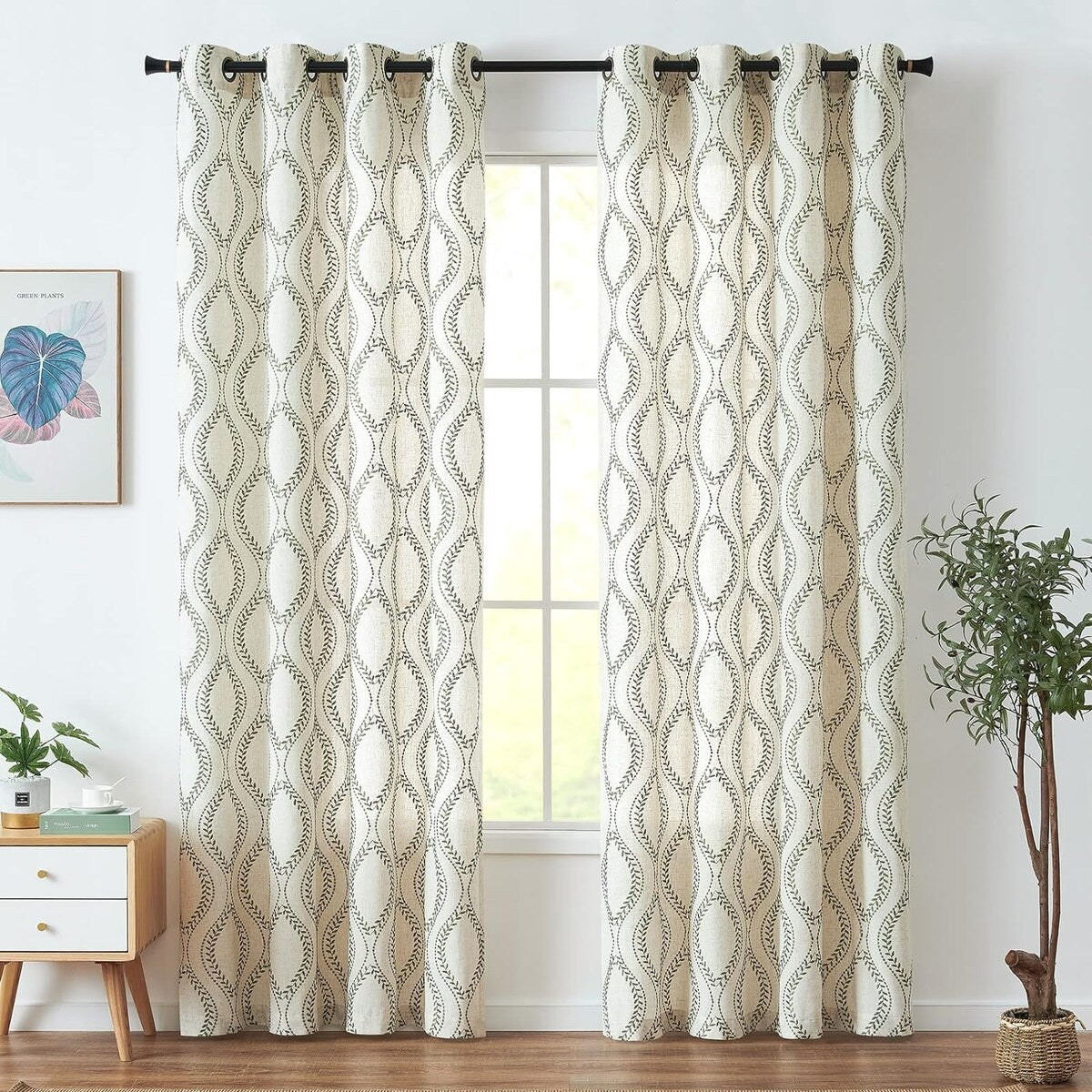 Country Curtains Rod Pocket Window Curtains Set