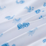Country Living Rooster Washed Sheet Set