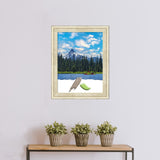 Country White Wash Wood Picture Frame, Photo Frame, Art Frame