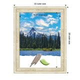 Country White Wash Wood Picture Frame, Photo Frame, Art Frame