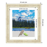 Country White Wash Wood Picture Frame, Photo Frame, Art Frame