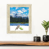 Country White Wash Wood Picture Frame, Photo Frame, Art Frame