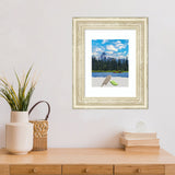 Country White Wash Wood Picture Frame, Photo Frame, Art Frame