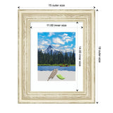 Country White Wash Wood Picture Frame, Photo Frame, Art Frame