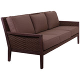 Courtyard Casual Buena Vista II 6 pc Sofa Set Includes: One Sofa, One Coffee Table, Two Club Chairs & Two Ottomans