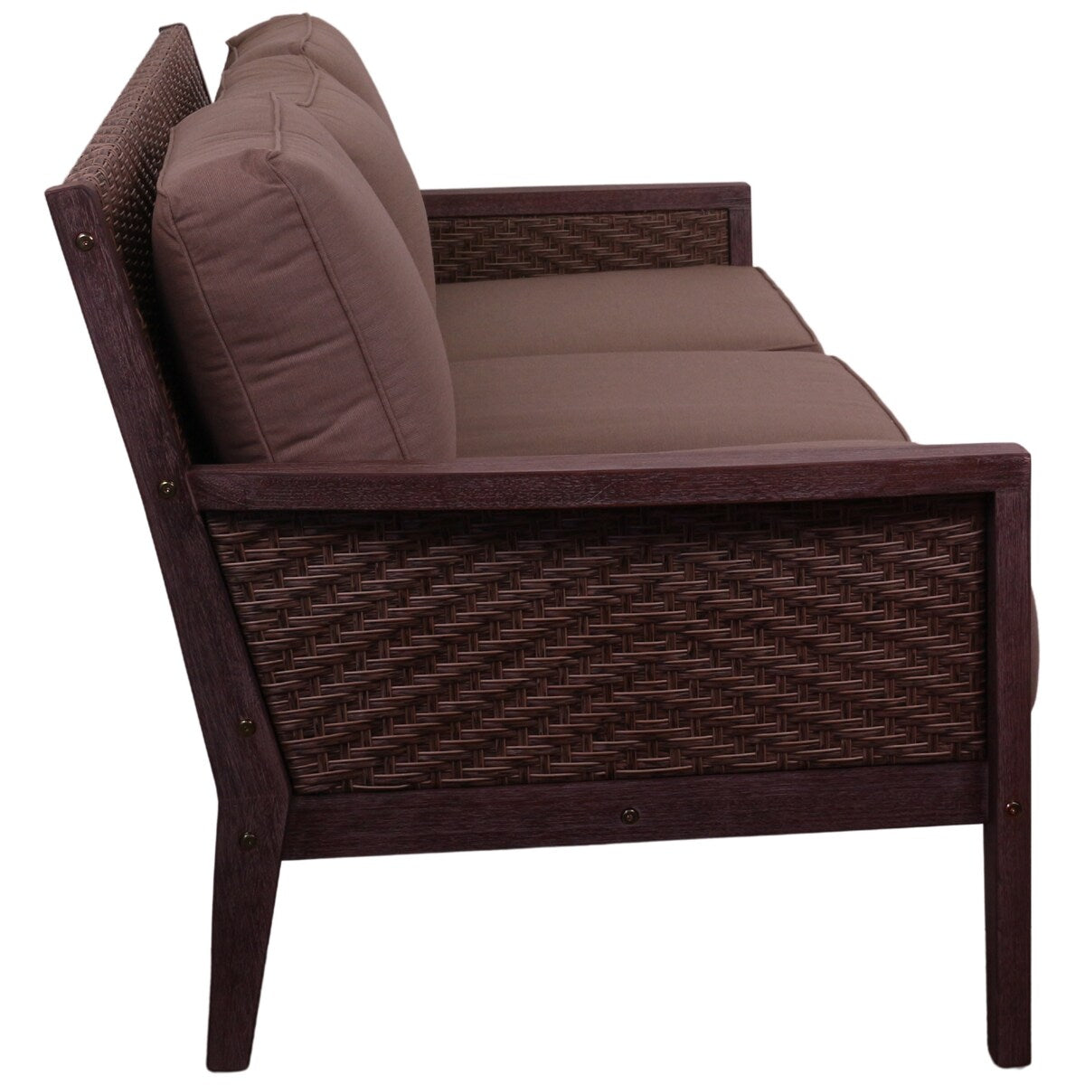 Courtyard Casual Buena Vista II 6 pc Sofa Set Includes: One Sofa, One Coffee Table, Two Club Chairs & Two Ottomans