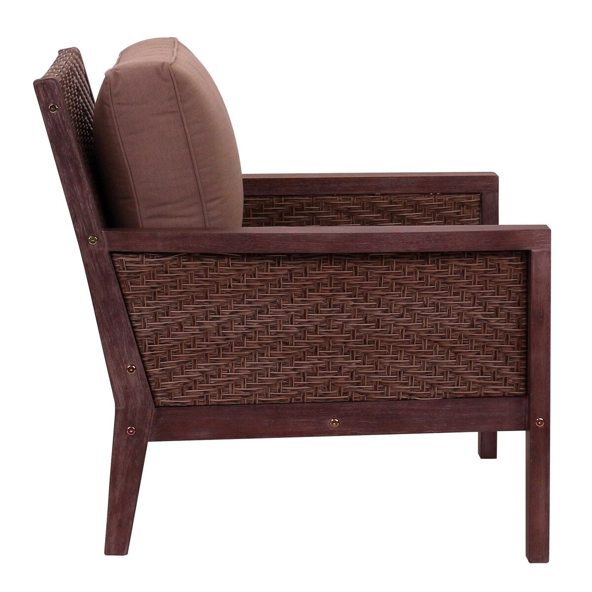 Courtyard Casual Buena Vista II 6 pc Sofa Set Includes: One Sofa, One Coffee Table, Two Club Chairs & Two Ottomans
