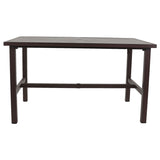 Courtyard Casual Madison 7 pc Balcony Set Includes: One Balcony Table and Six Swivel Balcony Bar Stools